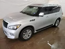 Salvage cars for sale at Mercedes, TX auction: 2017 Infiniti QX80 Base