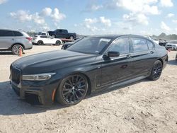 Salvage cars for sale at Houston, TX auction: 2022 BMW M760 XI