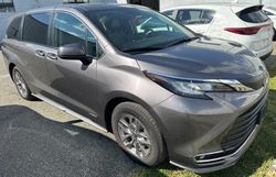 Toyota salvage cars for sale: 2021 Toyota Sienna XLE