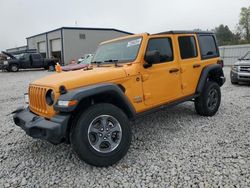 Jeep salvage cars for sale: 2018 Jeep Wrangler Unlimited Sport