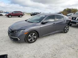 Salvage cars for sale at Taylor, TX auction: 2019 Honda Civic LX