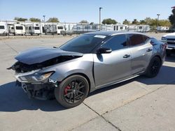 Salvage cars for sale from Copart Sacramento, CA: 2018 Nissan Maxima 3.5S