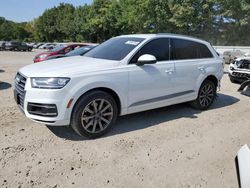 Salvage cars for sale at North Billerica, MA auction: 2019 Audi Q7 Premium