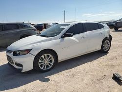 Chevrolet salvage cars for sale: 2018 Chevrolet Malibu LT