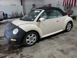 Salvage cars for sale from Copart Lufkin, TX: 2003 Volkswagen New Beetle GLS