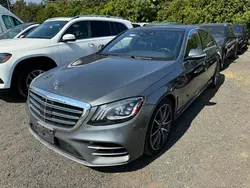 Mercedes-Benz Vehiculos salvage en venta: 2018 Mercedes-Benz S 450 4matic