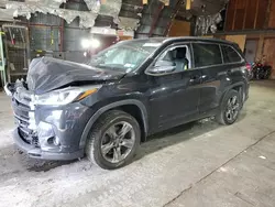 Vehiculos salvage en venta de Copart Albany, NY: 2018 Toyota Highlander Limited