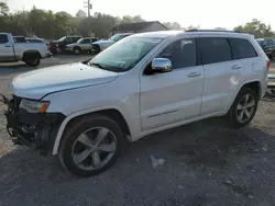 Salvage cars for sale at York Haven, PA auction: 2014 Jeep Grand Cherokee Overland