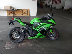 Salvage Motorcycles for parts for sale at auction: 2014 Kawasaki EX300 B