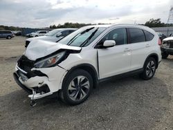 Salvage cars for sale at Anderson, CA auction: 2015 Honda CR-V Touring