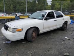 Ford salvage cars for sale: 2008 Ford Crown Victoria Police Interceptor