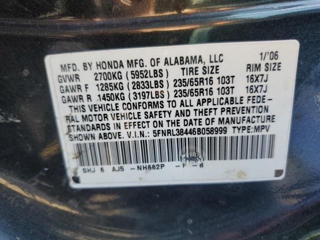 2006 Honda Odyssey EX