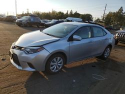 Salvage cars for sale at Denver, CO auction: 2014 Toyota Corolla L