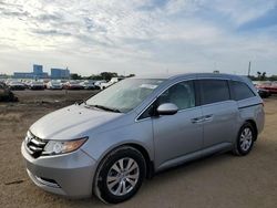 Salvage cars for sale at Des Moines, IA auction: 2016 Honda Odyssey SE