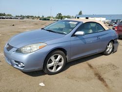 Salvage cars for sale at Woodhaven, MI auction: 2007 Toyota Camry Solara SE