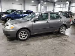 Salvage cars for sale at Ham Lake, MN auction: 2007 Toyota Corolla CE