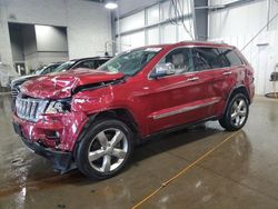 Salvage cars for sale at Ham Lake, MN auction: 2013 Jeep Grand Cherokee Overland