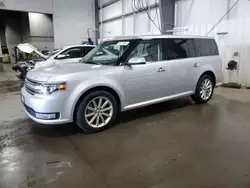 Salvage cars for sale at Ham Lake, MN auction: 2019 Ford Flex Limited