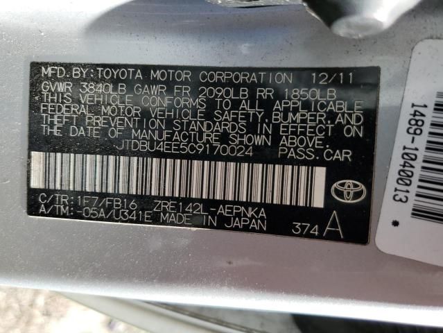 2012 Toyota Corolla Base