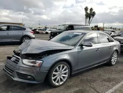 Salvage cars for sale at Van Nuys, CA auction: 2013 Audi A4 Premium Plus