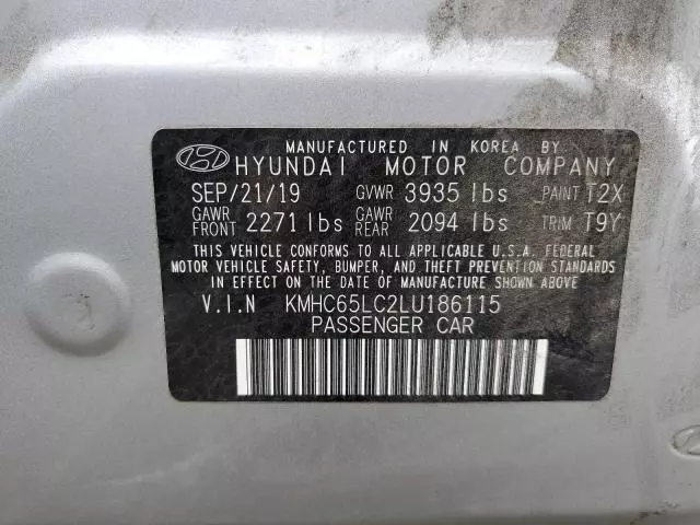 2020 Hyundai Ioniq Blue