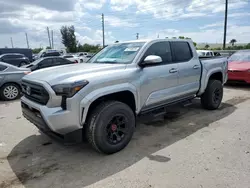 Salvage cars for sale from Copart Miami, FL: 2024 Toyota Tacoma Double Cab