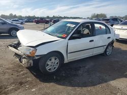 Salvage cars for sale at auction: 2003 Honda Civic DX