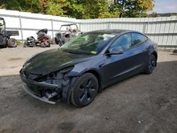 Salvage cars for sale at Center Rutland, VT auction: 2022 Tesla Model 3