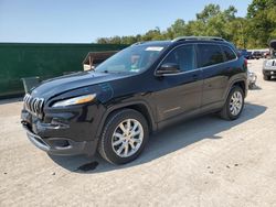 Salvage cars for sale at Ellwood City, PA auction: 2017 Jeep Cherokee Limited