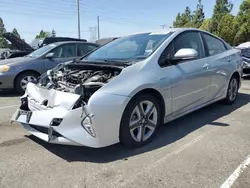 Toyota salvage cars for sale: 2016 Toyota Prius