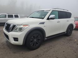 Nissan Vehiculos salvage en venta: 2017 Nissan Armada Platinum