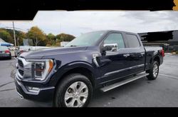 Ford salvage cars for sale: 2021 Ford F150 Supercrew