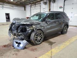 Salvage cars for sale at Marlboro, NY auction: 2018 Ford Explorer Sport