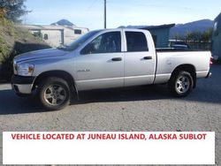 Salvage trucks for sale at Anchorage, AK auction: 2008 Dodge RAM 1500 ST