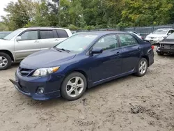 Salvage cars for sale at Candia, NH auction: 2012 Toyota Corolla Base