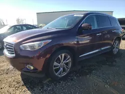 Salvage cars for sale at Rocky View County, AB auction: 2014 Infiniti QX60