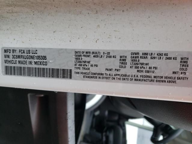 2022 Dodge RAM Promaster 3500 3500 High