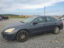 Salvage cars for sale at Tifton, GA auction: 2006 Honda Accord EX