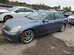 Salvage cars for sale from Copart Duryea, PA: 2006 Infiniti G35