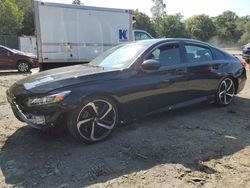 Salvage cars for sale at Waldorf, MD auction: 2020 Honda Accord Sport