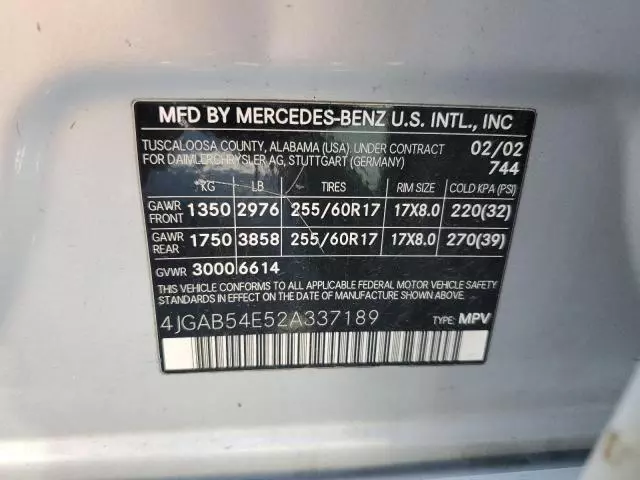 2002 Mercedes-Benz ML 320