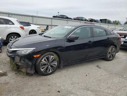 Honda salvage cars for sale: 2017 Honda Civic EX