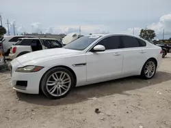 Salvage cars for sale at Riverview, FL auction: 2016 Jaguar XF Prestige