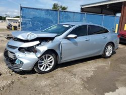 Chevrolet salvage cars for sale: 2017 Chevrolet Malibu LT