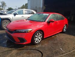 Salvage cars for sale at New Britain, CT auction: 2022 Honda Civic LX