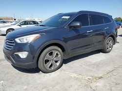 Salvage cars for sale from Copart Grand Prairie, TX: 2015 Hyundai Santa FE GLS