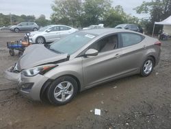 Salvage cars for sale at Baltimore, MD auction: 2014 Hyundai Elantra SE