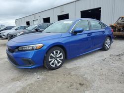 Salvage cars for sale at Jacksonville, FL auction: 2022 Honda Civic LX