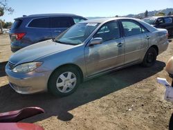 Salvage cars for sale at San Martin, CA auction: 2005 Toyota Camry LE