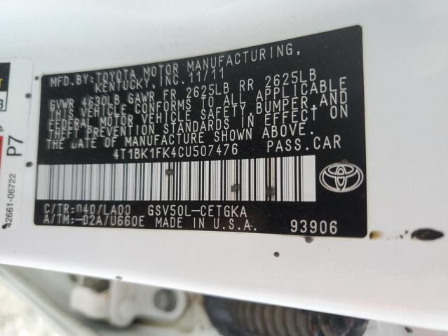 2012 Toyota Camry SE